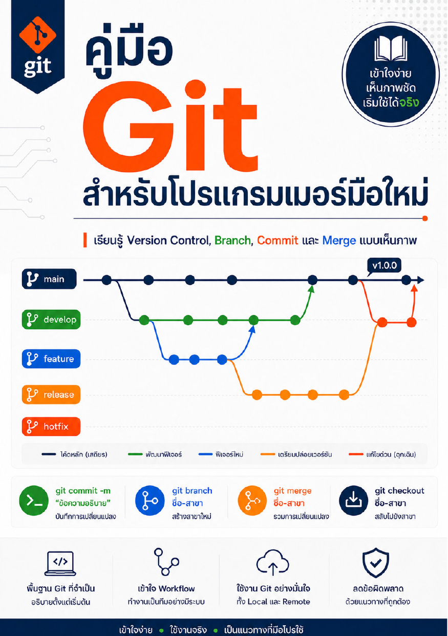 คู่มือ Git สำหรับโปรแกรมเมอร์มือใหม่
